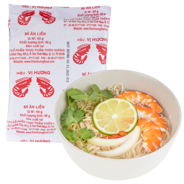 Vi Huong instant noodles shrimp flavor